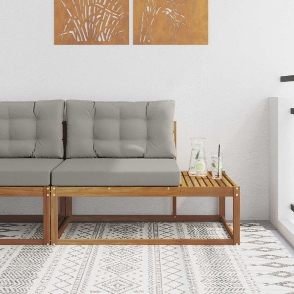 Външен край на диван с възглавница Естествен 115 x 83 x 73 см