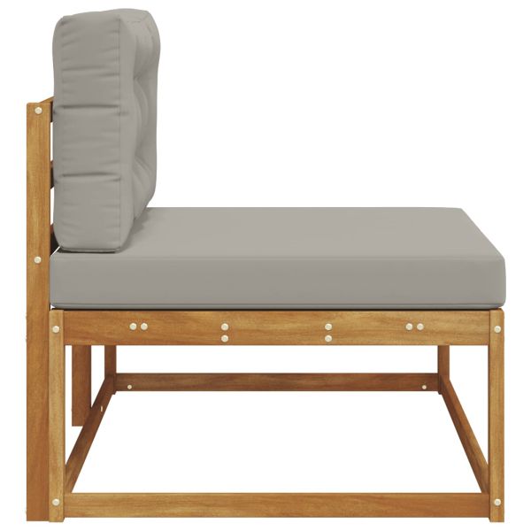 Външен край на диван с възглавница Естествен 115 x 83 x 73 см