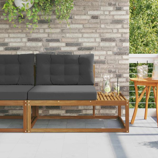 Външен край на диван с възглавница Естествен 115 x 83 x 73 см