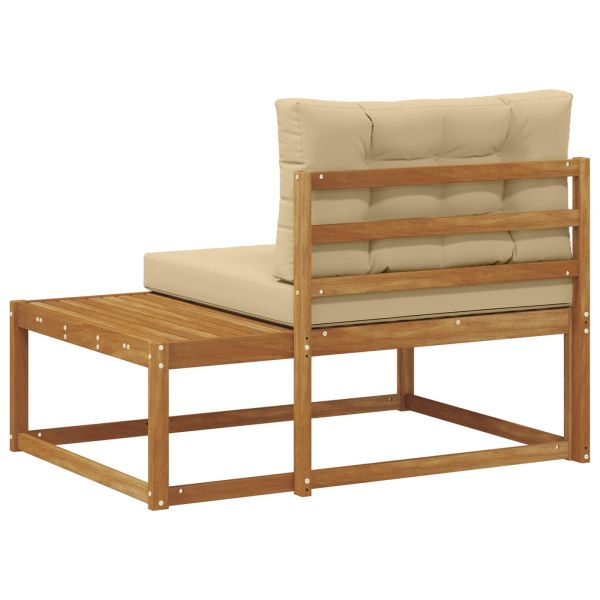 Външен край на диван с възглавница Естествен 115 x 83 x 73 см