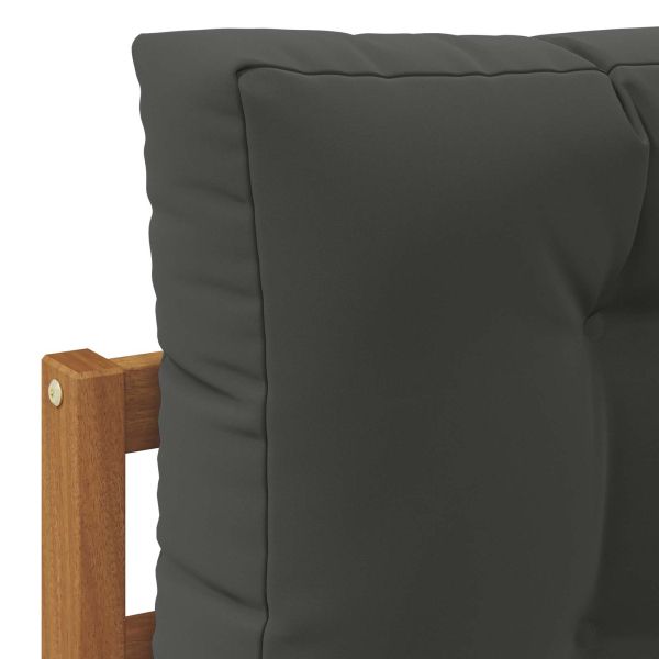 Ъглов диван за открито Солидно акациево дърво Естествен