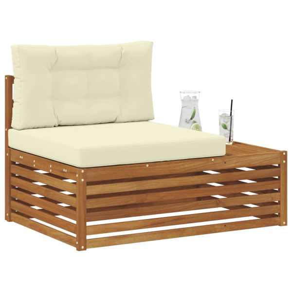 Външен край на диван с възглавница Естествен 115 x 83 x 73 см