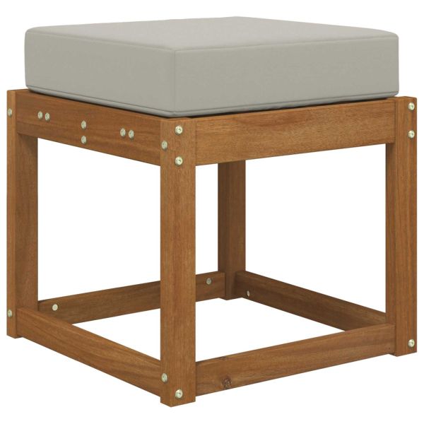 Възглавница за открито седалка Сив 40 x 40 x 8 см