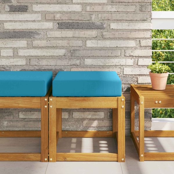 Възглавница за открито седалка Кралско синьо 40 x 40 x 8 см