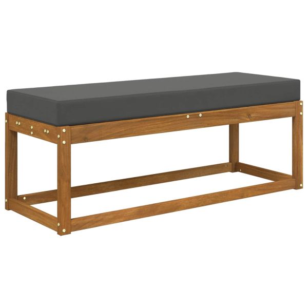 Възглавница за открито седалка Антрацит 115 x 40 x 8 см