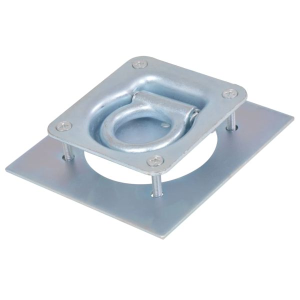 Укрепващи пръстени за товар, 8 бр, поцинкована стомана, 2000 кг