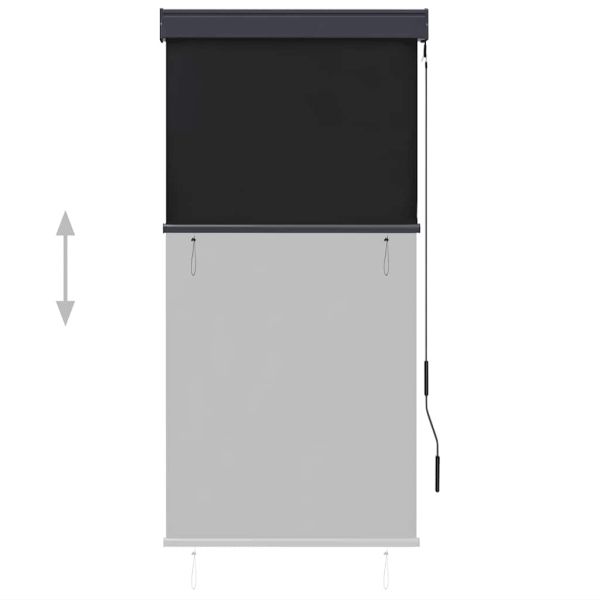 Външна ролетна щора, 80x250 см, антрацит