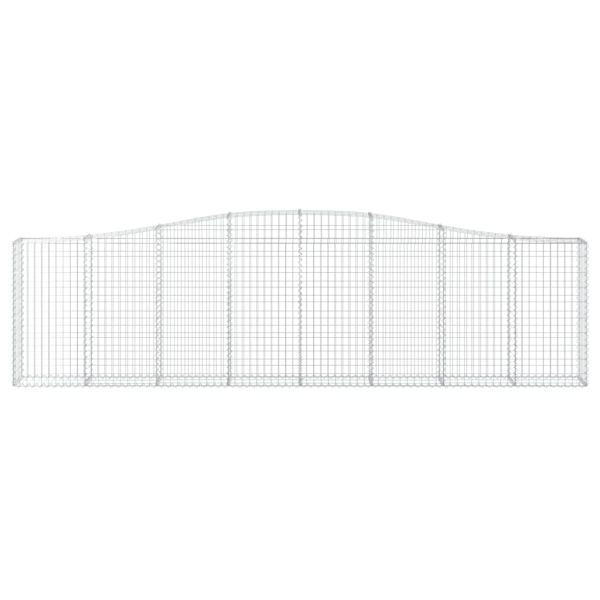 Дъговидна габионна кошница 400x30x100/120 см поцинковано желязо