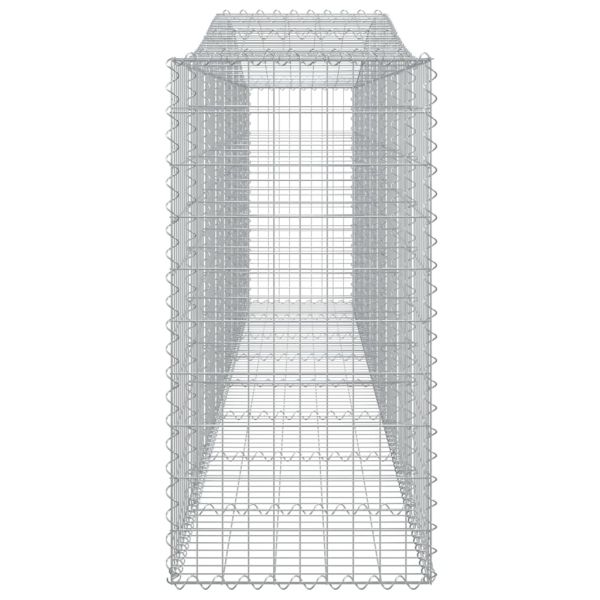 Дъговидна габионна кошница 400x50x100/120 см поцинковано желязо