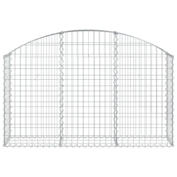 Дъговидна габионна кошница 150x30x80/100 см поцинковано желязо