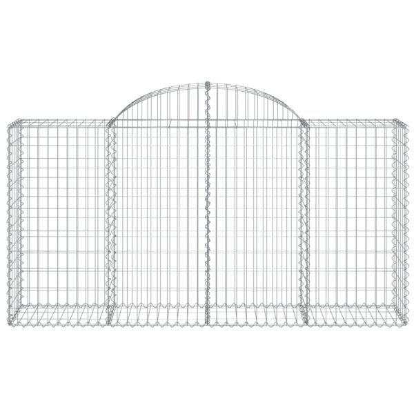 Дъговидна габионна кошница 200x50x100/120 см поцинковано желязо