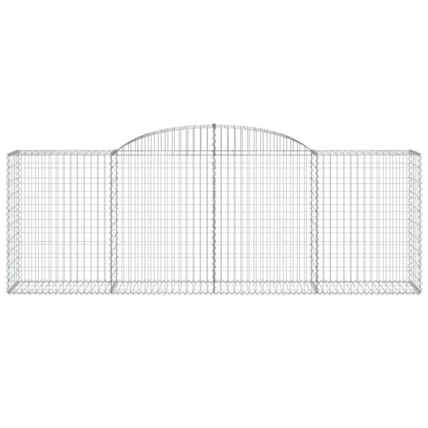 Дъговидна габионна кошница 300x50x100/120 см поцинковано желязо