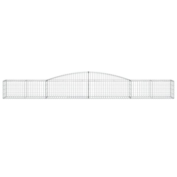 Дъговидна габионна кошница 400x50x40/60 см поцинковано желязо