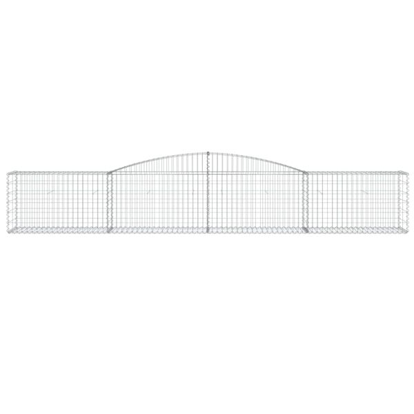 Дъговидна габионна кошница 400x50x60/80 см поцинковано желязо