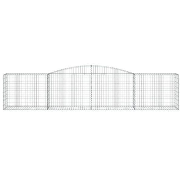 Дъговидна габионна кошница 400x50x80/100 см поцинковано желязо