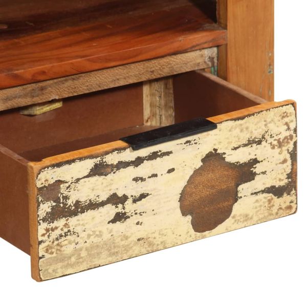 ТВ шкаф, 110x30x40 cм, регенерирано дърво масив