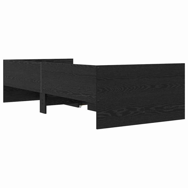 Рамка за легло Черния дъб 90 x 200 cm Солидно борово дърво