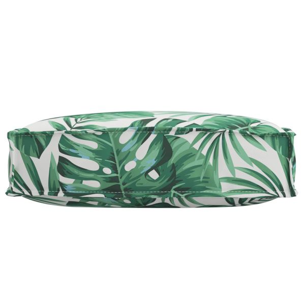 Възглавница Мотив с листа 60 x 60 x 12 cm Оксфордска тъкан