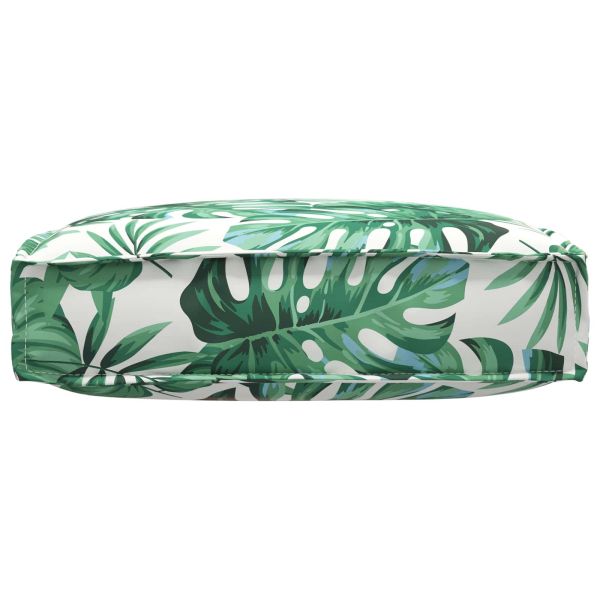 Възглавница Мотив с листа 60 x 60 x 12 cm Оксфордска тъкан