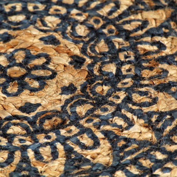 Подложки за хранене, 6 бр, тъмносини, 38 см, кръгли, юта