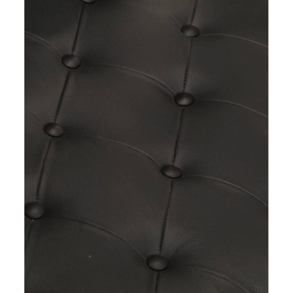 Фотьойл Aviator, черен, естествена кожа