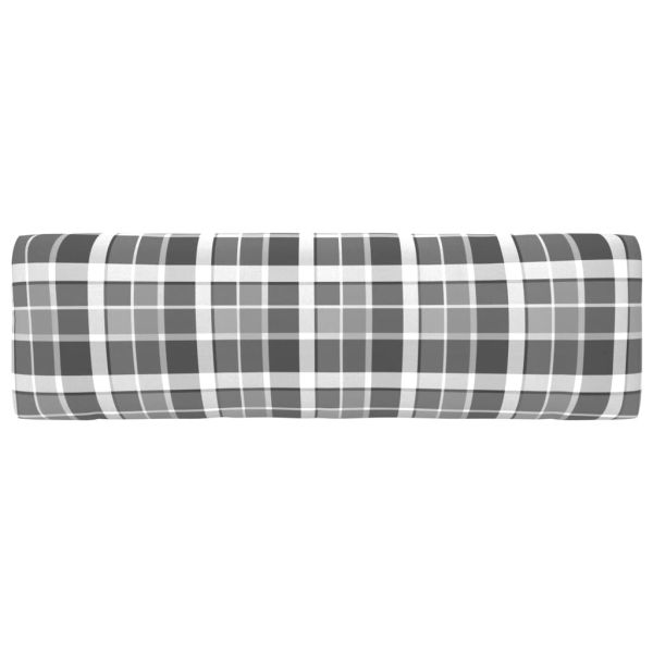 Градинска палетен среден диван сив импрегнирано борово дърво