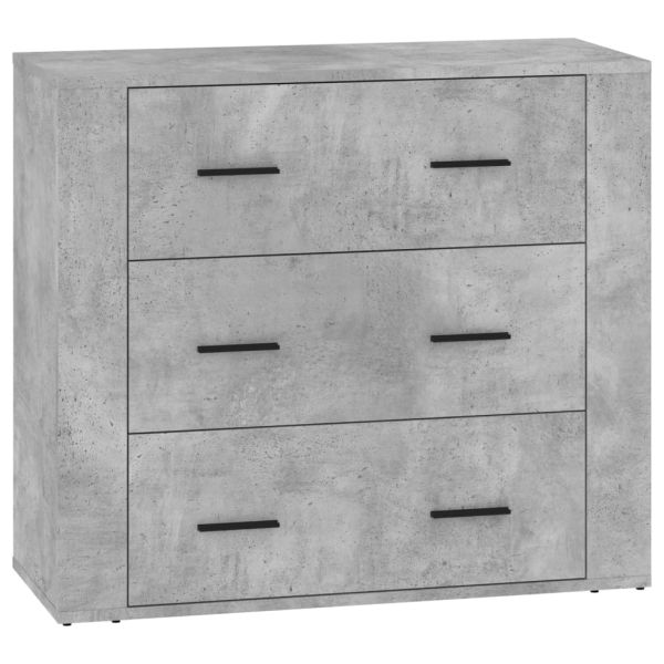 Сайдборди, 3 бр, бетонно сиви, инженерно дърво