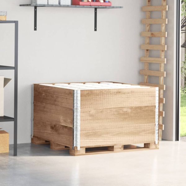 Палетни страници, 3 бр, 100x100 см, борова дървесина масив