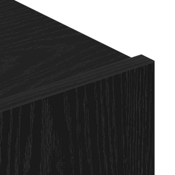 Комплект ТВ шкаф 8 pcs Черния дъб 100 x 30 x 30 cm