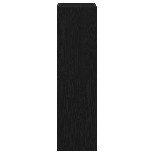 Комплект ТВ шкаф 4 pcs Черния дъб 130,5 x 30 x 140 см