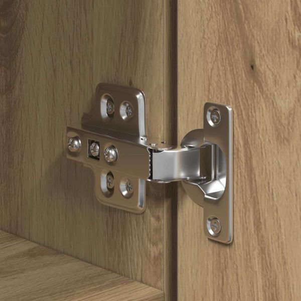 Висок шкаф 2 pcs Дъб 30 x 42,5 x 185 см