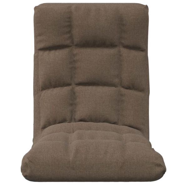 Сгъваем подов стол, таупе, текстил