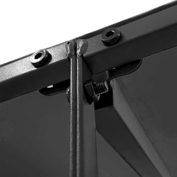 Навес антрацит 4x3 м 180 г/м² плат и стомана