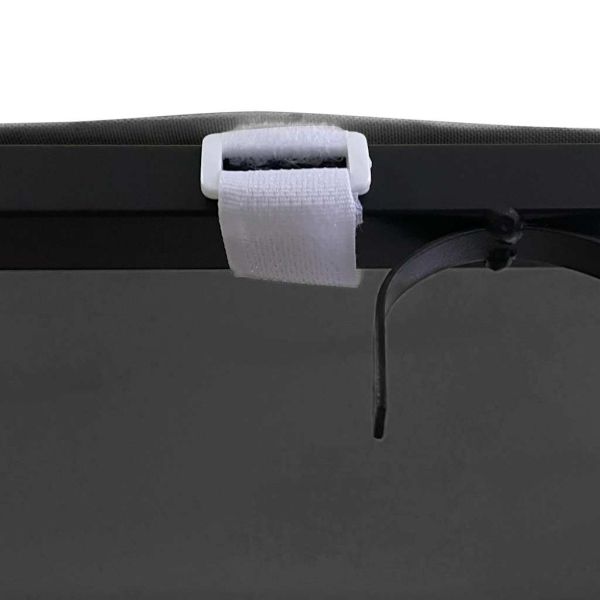 Навес антрацит 4x3 м 180 г/м² плат и стомана