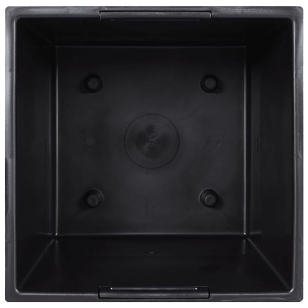 Саксия с подвижна вложка антрацит 21/49 л PP бетонна визия