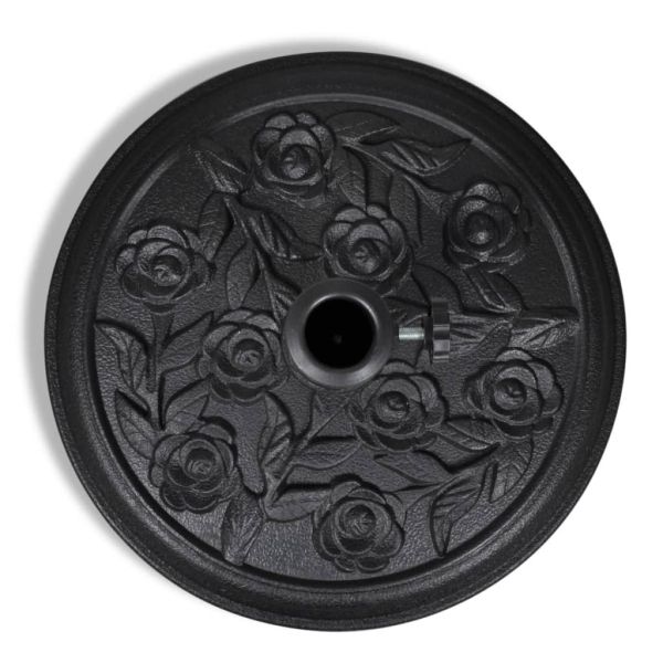 Кръгла стойка за чадър за слънце, смола