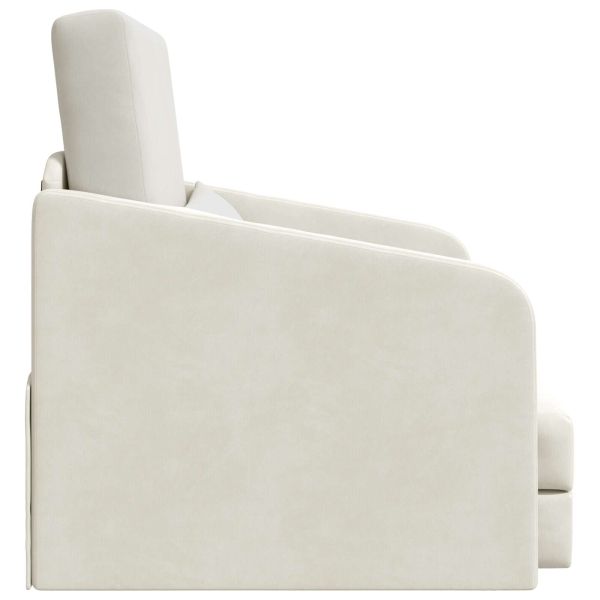 Диван легло Крем 65 x 80 x 83 см Кадифе