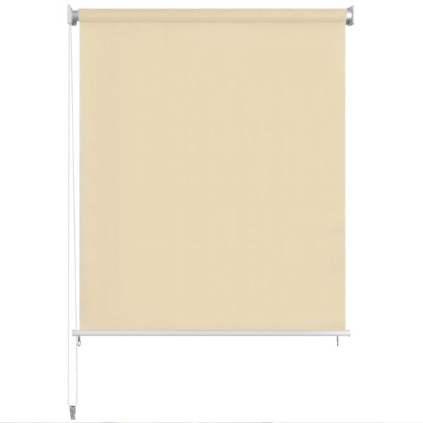 Външна ролетна щора, 220x140 см, кремава