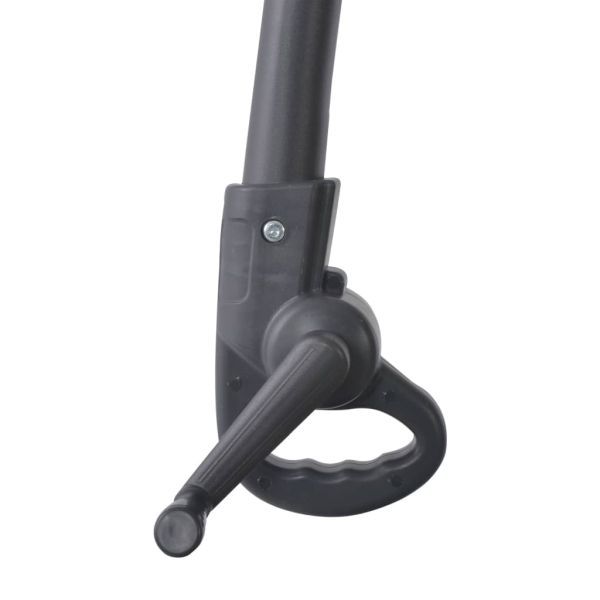 Конзолен градински чадър със стоманен прът, 300 см, зелен