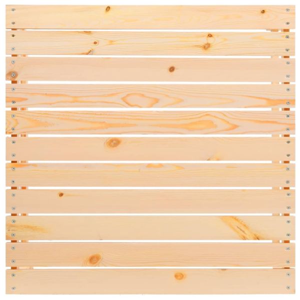 Градински табуретки с възглавници, 2 бр, борово дърво масив