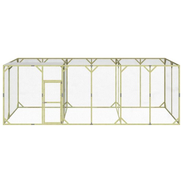 Кокошарник 600x300x200 см импрегниран бор масив