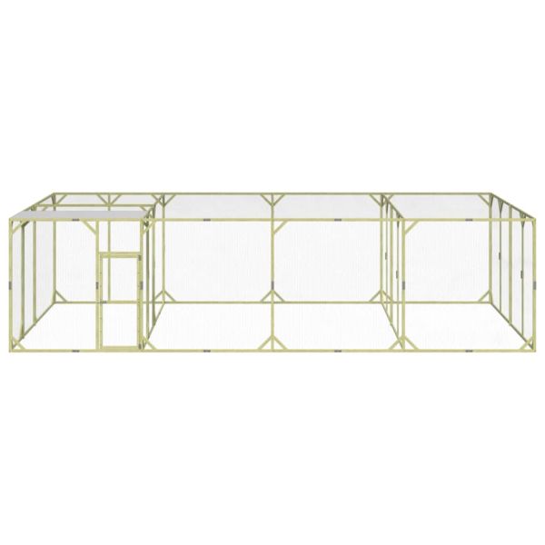 Кокошарник 800x400x200 см импрегниран бор масив