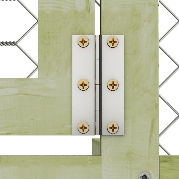 Кокошарник 200x100x150 см импрегниран бор масив