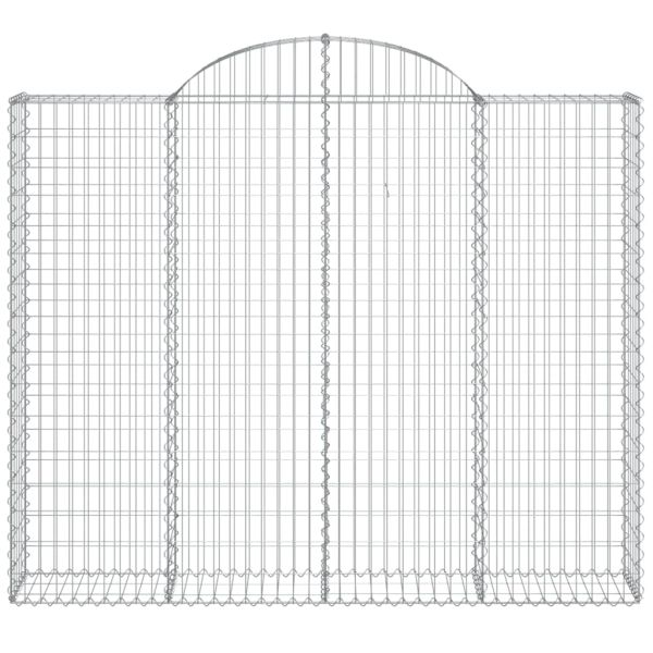 Габионни кошници арка 7 бр 200x30x160/180 см поцинковано желязо