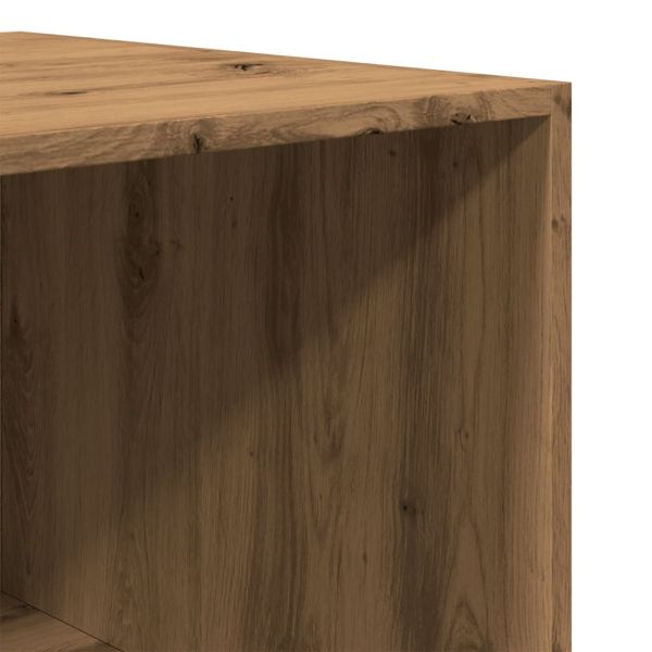 Гардероб, дъб артизан, 100x50x200 см, инженерно дърво