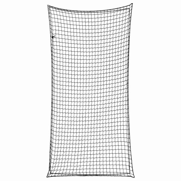 Мрежа за ремарке с еластично въже, черна, 6x3 м, PP