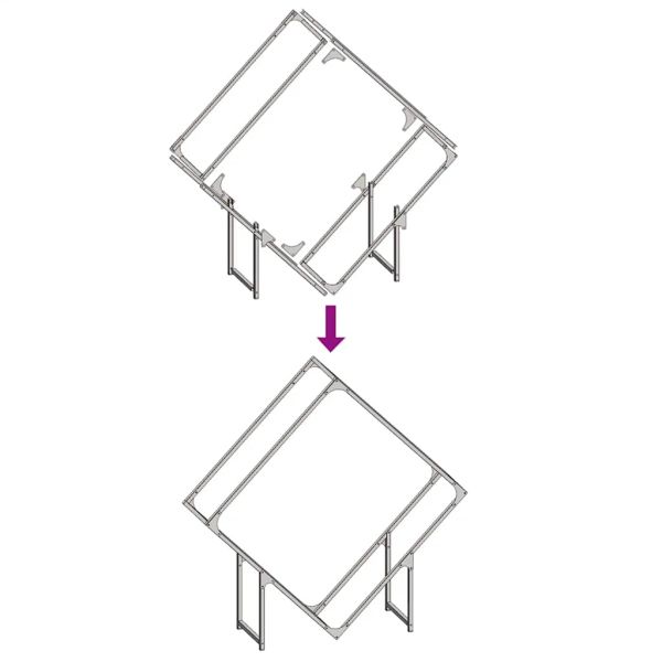 Стелаж за дърва за огрев Антрацит 100x25x100 cm