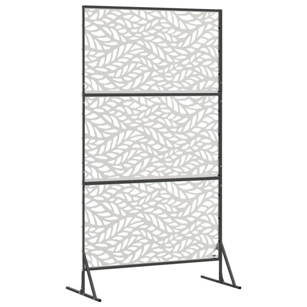 Екран за уединение Сив 100 x 50 x 180 см Стомана