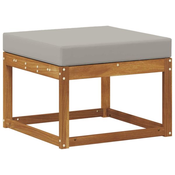 Външна табуретка Солидно акациево дърво Естествен