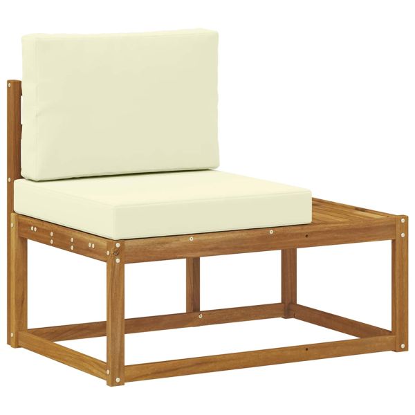 Външен край на диван с възглавница Естествен 91 x 63 x 73 см